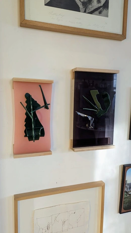 Wall brackets for Bryan Kneale's artworks