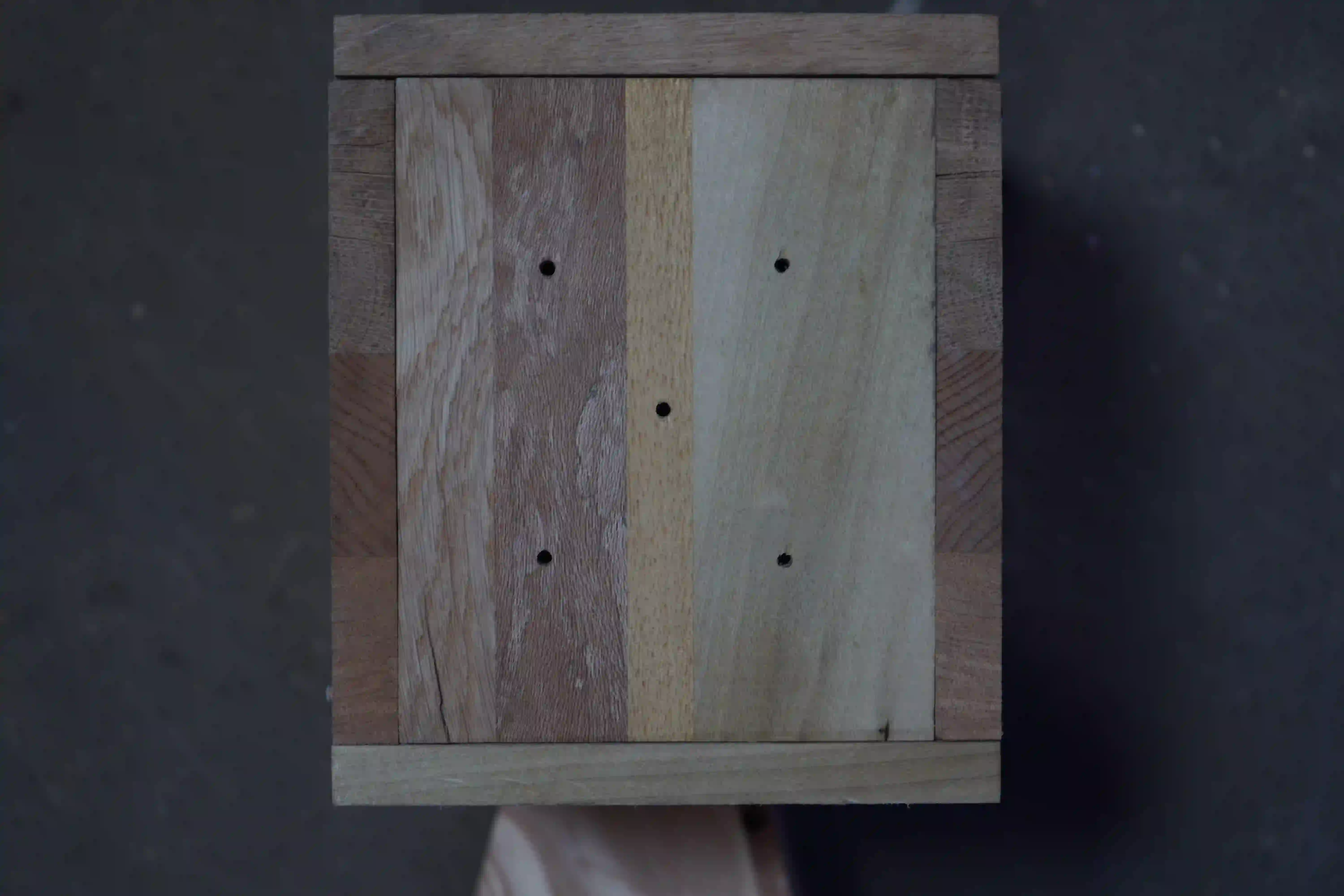 Close-up of speaker extension
